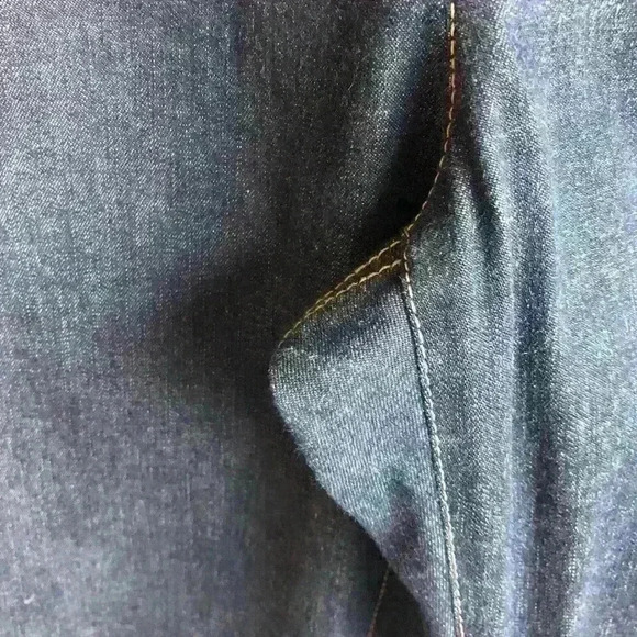 COLOVOS IKRAM High Waisted Dark Jeans. - Picture 6 of 9